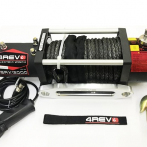 Лебедка автомобильная 4REVO SRX 12000 12В синтетический трос
